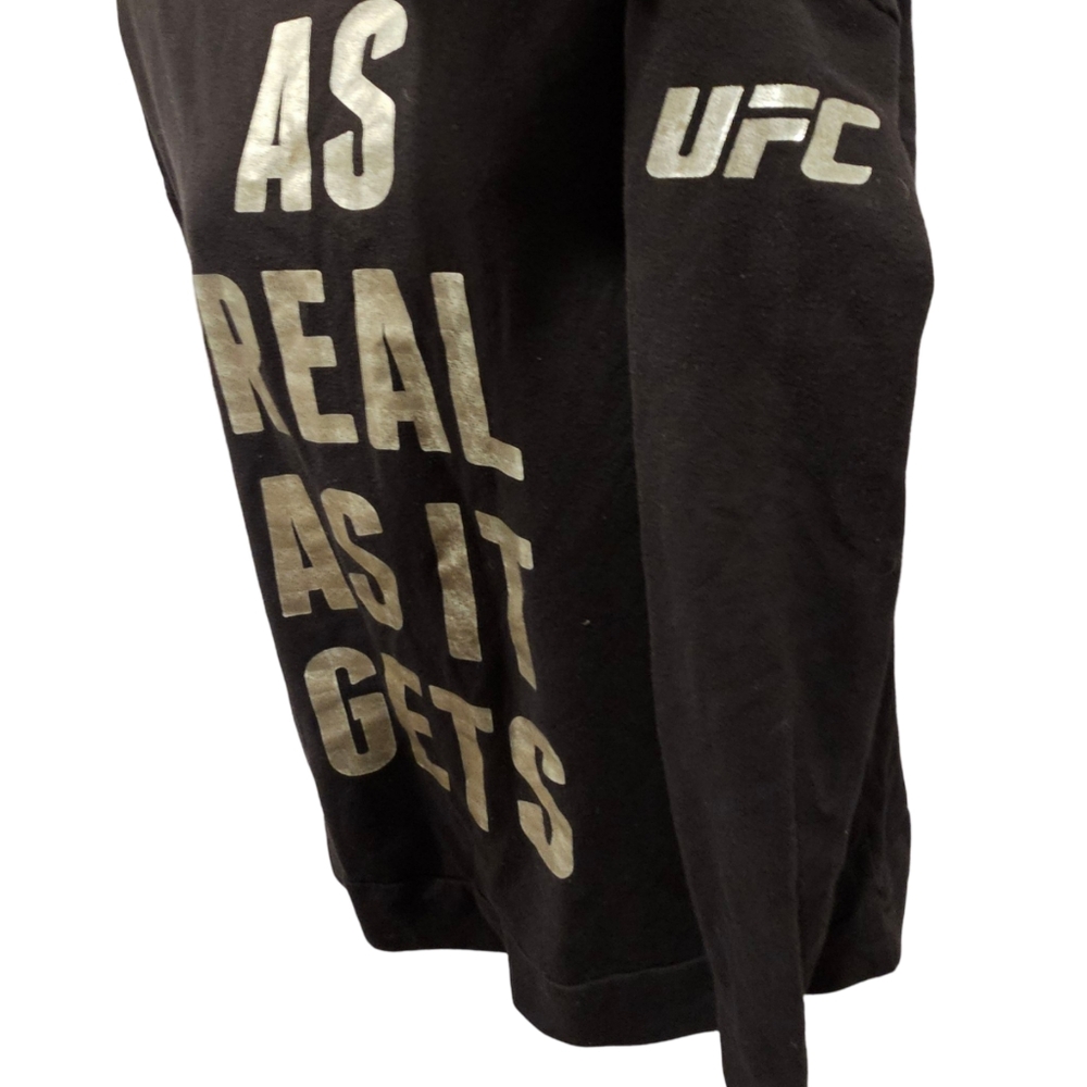 UFC Long Sleeve Women's Shirt Size M | Black Athletic Tops Tees - Picture 3 of 5